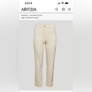 Aritzia Melina Pant Size 6 Gd Birch